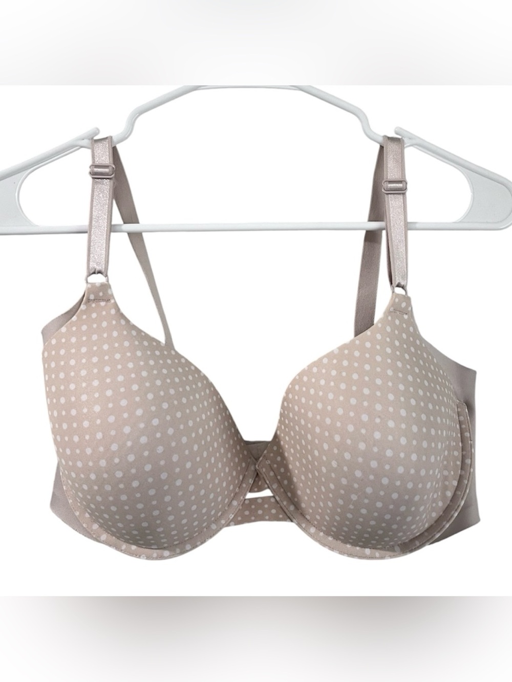 Warner’s Polka Dot Bra Nude Size 36D